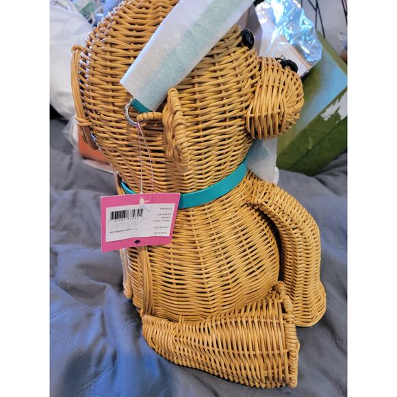 KATE SPADE Limited Edition “Georgia” Wicker Monkey Bag - Picture 8 of 16